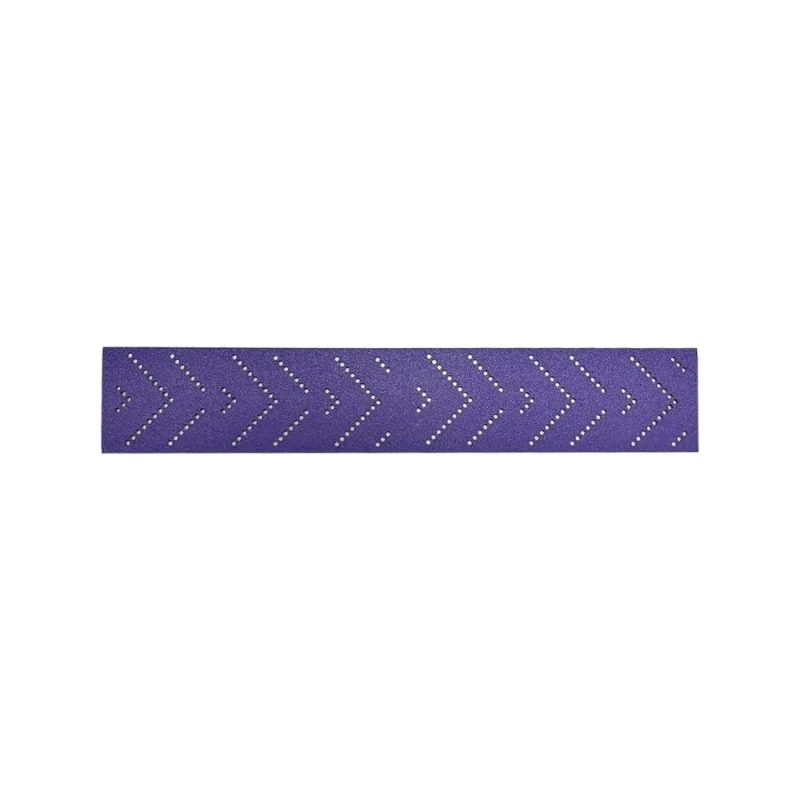 Полоски шлифовальные на пленочной основе 328 Purple Zirconia Multi holes Р80 (50 шт; 70х400 мм;) SANDWOX 328.70.40.080.LC
