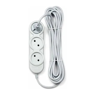 Удлинитель Power Cube 3р с/з выкл., 3500 Вт, 16 А, 1.5 м 3*1,0 (белый) PC-5-1,5M