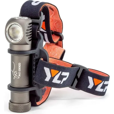 Фонарь налобный ЯРКИЙ ЛУЧ YLP GEKKO 1.1W HP50.2 3000К CRI 80 max1100лм, 5 режимов, IPX8, под акк. 18650 4606400106890