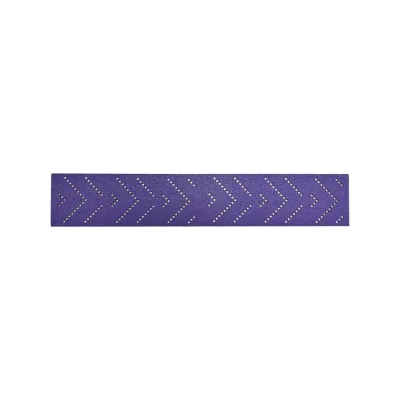 Полоски шлифовальные на пленочной основе 328 Purple Zirconia Multi holes (50 шт; 70х400 мм; Р100) SANDWOX 328.70.40.100.LC