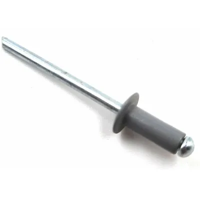 Заклепка вытяжная Крепстор 4,8х12 RAL 7004 (серый) 150 шт. 4665317072063