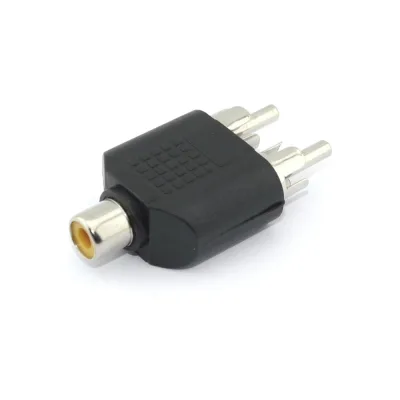 Разветвитель RCA Amperin (тюльпан) 2 папа - 1 мама 91868