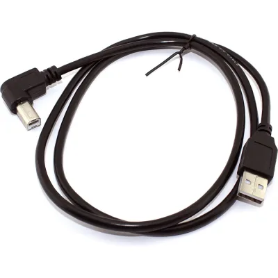 ΠΠ°Π±Π΅Π»Ρ Amperin USB 2.0 Π½Π° USB-B ΡΠ³ΠΎΠ» Π²Π»Π΅Π²ΠΎ 1 ΠΌ 97460