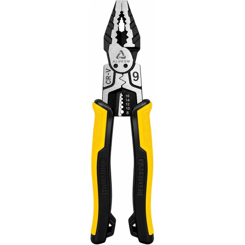 Пассатижи многофункциональные ALUKOMTOOLS 6 в 1 225mm АТ-ПМ225