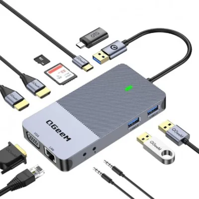 Док станция KS-is DisplayLink 11 в 1 KS-868