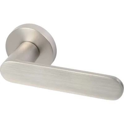Ручка дверная на розетке Doorlock DL Libra A008RF MBSN матовый никель, A=60-80мм 73227