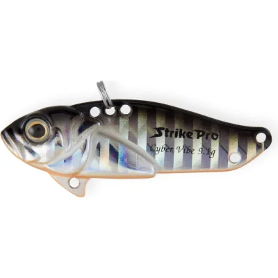 Блесна Strike Pro Cyber Vibe 65 цвет: A70-713 Black Silver OB JG-005E#A70-713