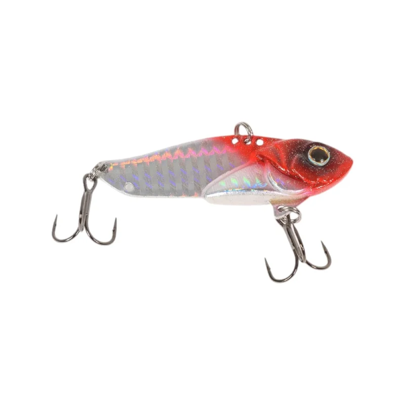 Блесна Strike Pro Cyber Vibe 65 цвет: 022PPP-713 Redhead Silver JG-005E#022PPP-713