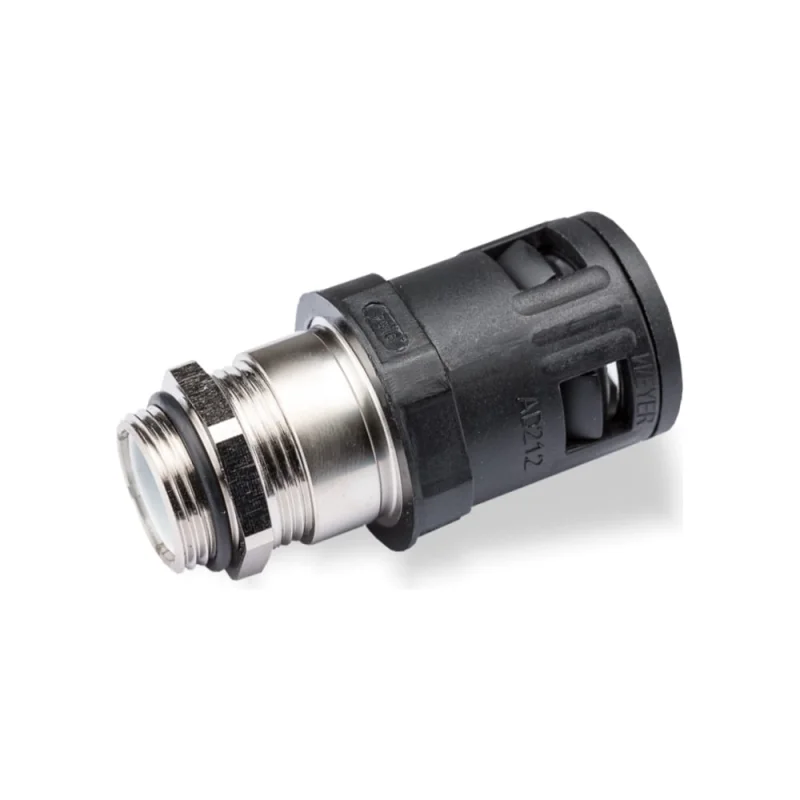 Муфта для гофрированных труб WEYER WQGMZ-M25B/AD21.2 - коннектор прямой, нар. M25x1.5 WE0602700