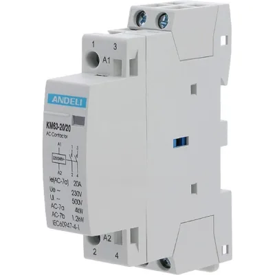 Модульный контактор ANDELI КМ63-20/20, 2NO, 2P 20A ADL08-231