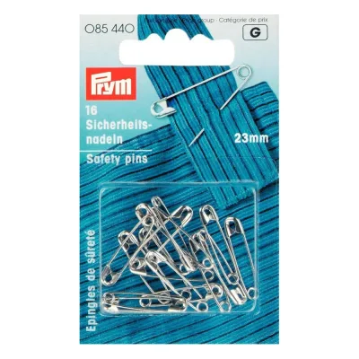 Английские булавки PRYM 16 шт 23 мм 085440 сталь под никель 561936