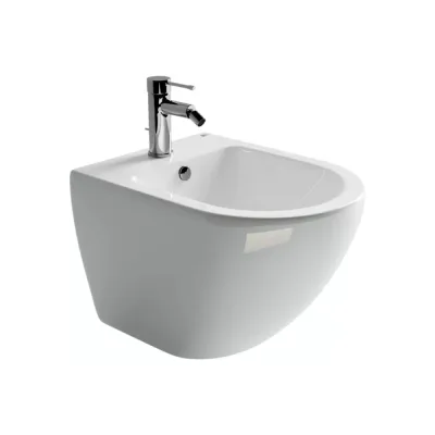Подвесное биде Ceramicanova METROPOL Rimless, 1 отверстие под смеситель, с крепежом CN4003