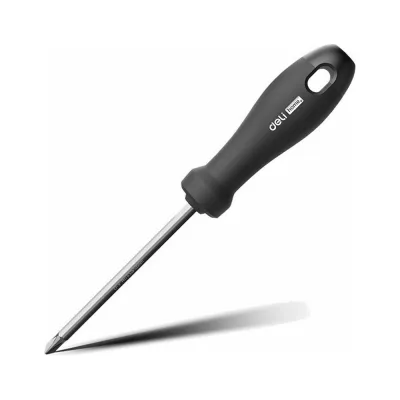 Двухсторонняя отвертка DELI Home Series HT1055 (SL6/PH2, Cr-V, Soft Touch рукоятка, подарочная упаковка, эксклюзивный дизайн) 104599