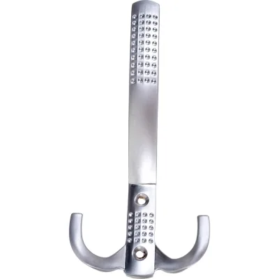Крючок мебельный трехрожковый Kerron матовый хром KR-0071-SC