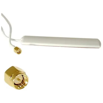 Антенна GSM RUICHI GSM 2db RG174 3m SMA-P white 110681