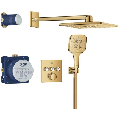 Душевая система Grohe Grohtherm SmartControl с термостатом для душа, холодный рассвет глянец () 34864GL0