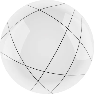 Настенно-потолочный светильник TANGO 15Вт LED "КОНТУР" 15Вт 6000К ПОЛУСФЕРА 1200099