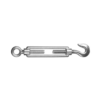 Талреп STAYER DIN 1480, крюк-кольцо, М20, 1 штука, оцинкованный 30515-20