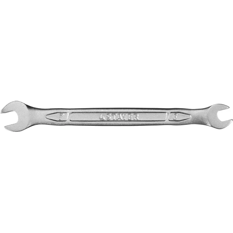 Гаечный рожковый ключ STAYER PROFI 6х7мм 27035-06-07