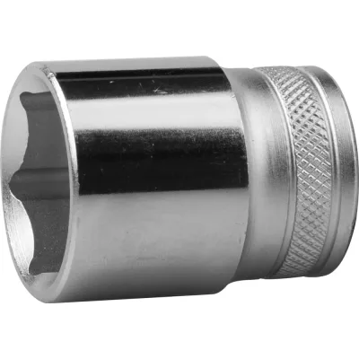 Торцовая головка "INDUSTRIE QUALITAT" хромосатинированная (FLANK, 1/2", 27 мм) Kraftool 27805-27_z01