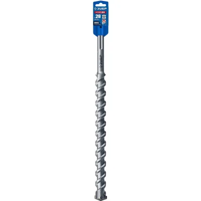 Бур ЗУБР Профи-4Х SDS-max 28x410/520 мм 29350-410-28_z03