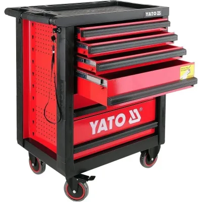 Инструментальная тележка YATO с 6 ящиками YT-0902