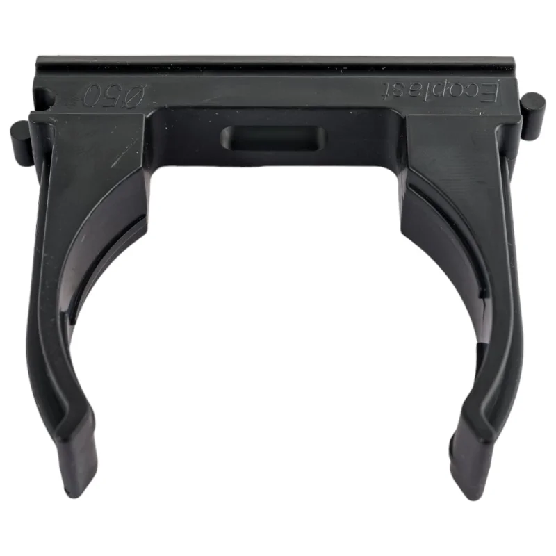 Держатель для труб Экопласт CF50G D50 мм, черный 41750-10BL