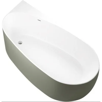 Ванна акриловая Allen Brau Priority 170х80 см отдельностоящая левая с ножками (2.31002.21/CGM)