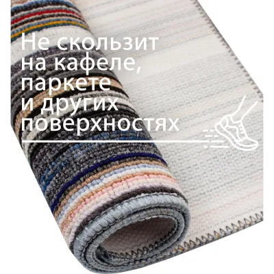 Придверный коврик ComeForte мультиколор 50х70 см PP-2002