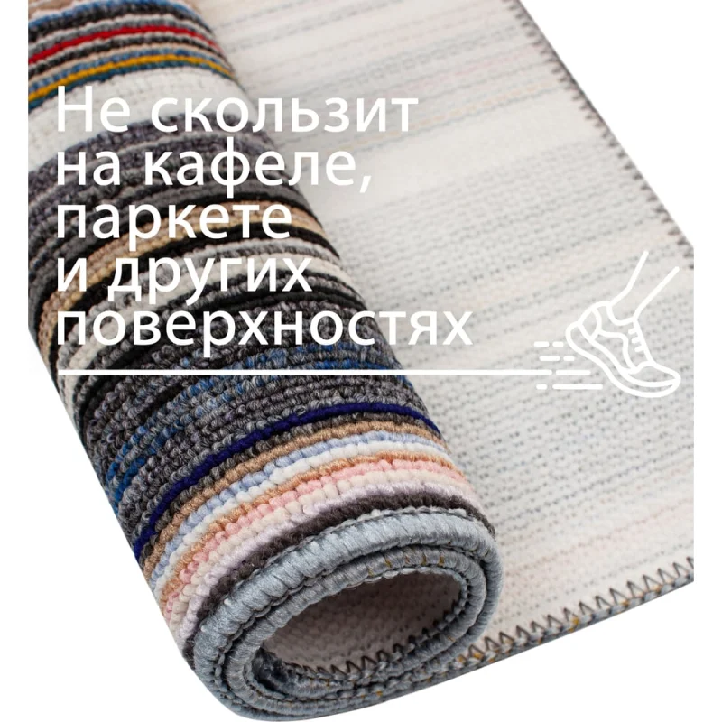 Придверный коврик ComeForte мультиколор 50х70 см PP-2002
