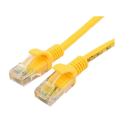 Патч-корд Cablexpert UTP кат.6, 1м, литой, многожильный жёлтый PP6U-1M/Y