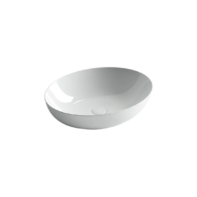 Умывальник чаша Ceramicanova Element накладная, овальная 520х395х130 мм CN6017