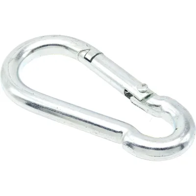 Пожарные карабины BOWT 6 мм, оцинкованные, DIN 5299с, 4 шт. B03415