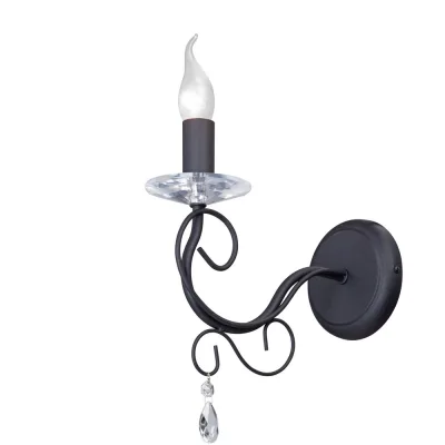 Бра Vitaluce E14 40 Вт 220 В черное матовое IP20 (V1301-1/1A)