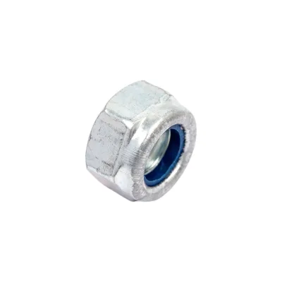 Гайка М12 со стопорным кольцом Саморезик оцинк. DIN 985 50шт DIN985-М12-50