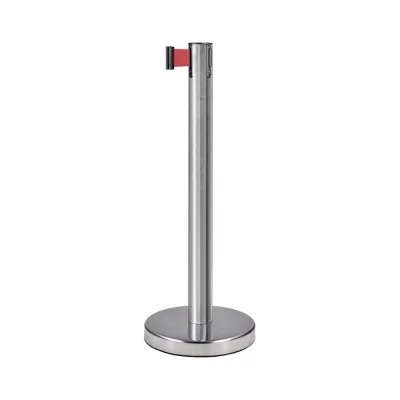 Стойка ограждения RUSBARRIER c лентой 3 м материал AISI304 PSLN-226323 red