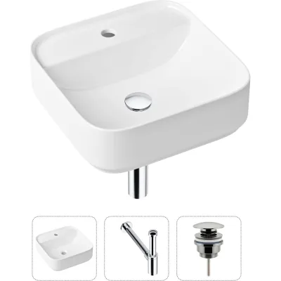 Накладная раковина для ванной Lavinia Boho Bathroom Sink Slim в комплекте 3 в 1 21520276
