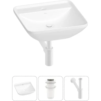 Набор Wellsee 3 в 1 Cute Twin S накладная раковина 43x43 см 20213361R
