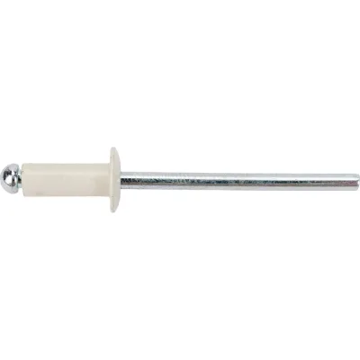 Крашенная заклепка Kenner алюм/сталь 4х10 RAL1015 1000шт зк4101015
