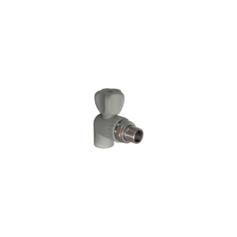Кран шаровой для радиатора RTP D25х3/4 мм., угловой, серая 27862