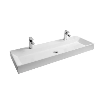 Умывальник (раковина) подвесной, двойной из литого мрамора Ravak NATURAL DUO 1200 XJO01212000