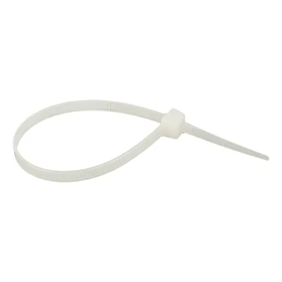 Стяжка кабельная EKF Basic 180х4,8 мм нейлоновая белая (100 шт.) (plc-c-4.8x180)