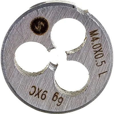 Плашка ИНСТУЛС М4.0x0.5x20x5 9ХС 6g 2650-1528 лев ГОСТ 9740-71 00001378366