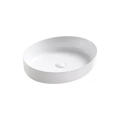 Накладной умывальник чаша Ceramicanova Element овальная 550х400х140 мм CN5002