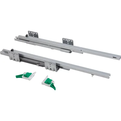Направляющая cкрытого монтажа AKS SLIM SLIDE L-350 с с-мой плавного закрытия 62560