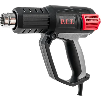 Фен строительный электрич. P.I.T. PHG 2000-C МАСТЕР (2000Вт, 50-600°С, 300-500л/мин, 3 скор, кейс) PHG2000-C