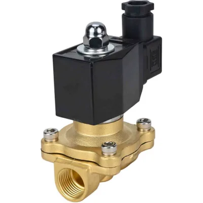 Клапан электромагнитный DN.ru VS2W-300V-NO Ду40 Ру10 двухходовой, латунь, VITON, 220В AC D130-01743