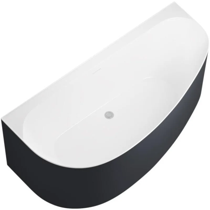 Ванна акриловая Allen Brau Priority 160х78 см отдельностоящая левая с ножками (2.31005.20B/AM)