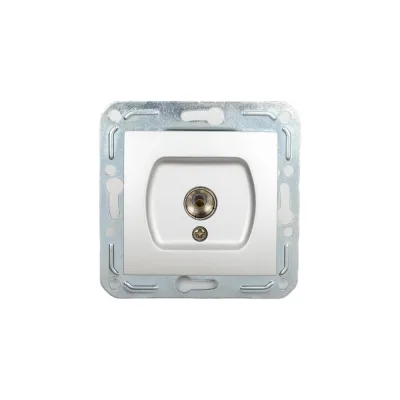 Одноместная TV-розетка Volsten V01-15-T11-M Magenta Argento, 10025