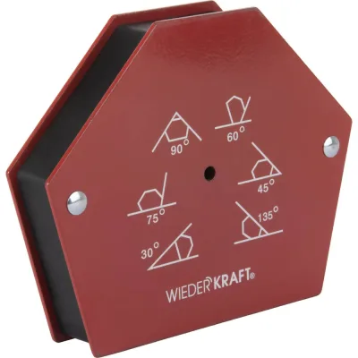 Магнит сварочный 30, 45, 60, 70, 90, 135 градусов, усилие 75Lbs WIEDERKRAFT WDK-65275